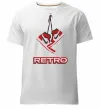 Мужская премиум футболка RETRO Белый фото