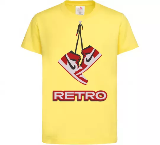 Детская футболка RETRO Лимонный фото