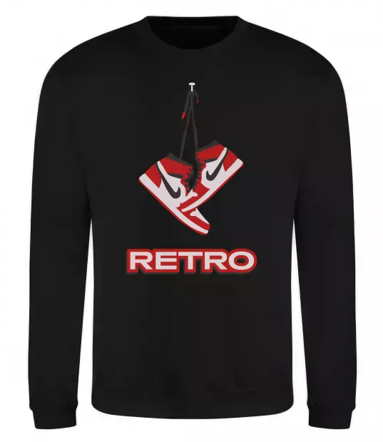 Свитшот RETRO Черный фото