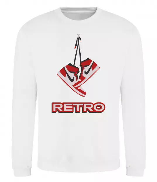 Свитшот RETRO Белый фото