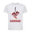 Детская футболка RETRO Белый фото