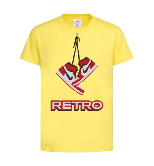 Детская футболка RETRO Лимонный фото
