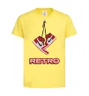 Детская футболка RETRO Лимонный фото