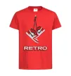 Детская футболка RETRO Красный фото
