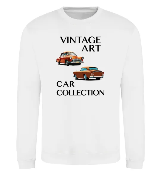 Свитшот Vintage Art Car Collection Белый фото