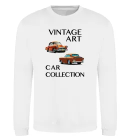 Світшот Retro Car CLASSIC Білий фото
