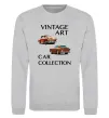 Свитшот Vintage Art Car Collection Серый меланж фото