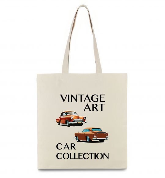 Эко-сумка Vintage Art Car Collection Бежевый фото