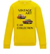 Детский Свитшот Vintage Art Car Collection Солнечно желтый фото