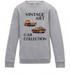 Дитячий світшот Vintage Art Car Collection Сірий меланж фото