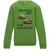 Детский Свитшот Vintage Art Car Collection Лаймовый фото