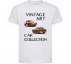 Дитяча футболка Vintage Art Car Collection Білий фото