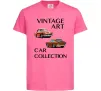 Детская футболка Vintage Art Car Collection Ярко-розовый Детская футболка Vintage Art Car Collection Ярко-розовый фото