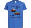 Дитяча футболка Vintage Art Car Collection Яскраво-синій фото