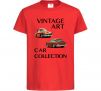 Детская футболка Vintage Art Car Collection Красный фото