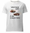 Мужская премиум футболка Vintage Art Car Collection Белый фото