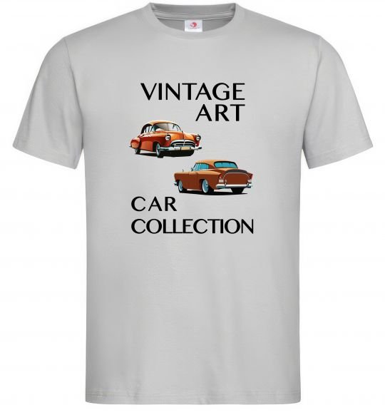 Чоловіча футболка Vintage Art Car Collection Сірий фото