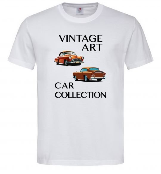 Мужская футболка Vintage Art Car Collection Белый фото