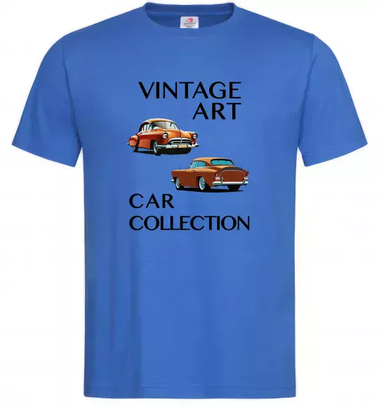 Чоловіча футболка Vintage Art Car Collection Яскраво-синій фото