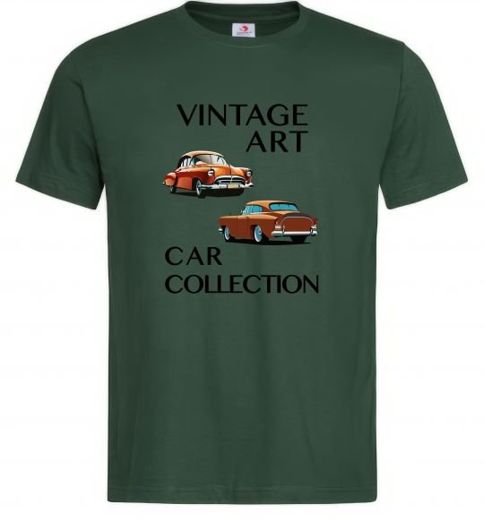 Мужская футболка Vintage Art Car Collection Темно-зеленый фото