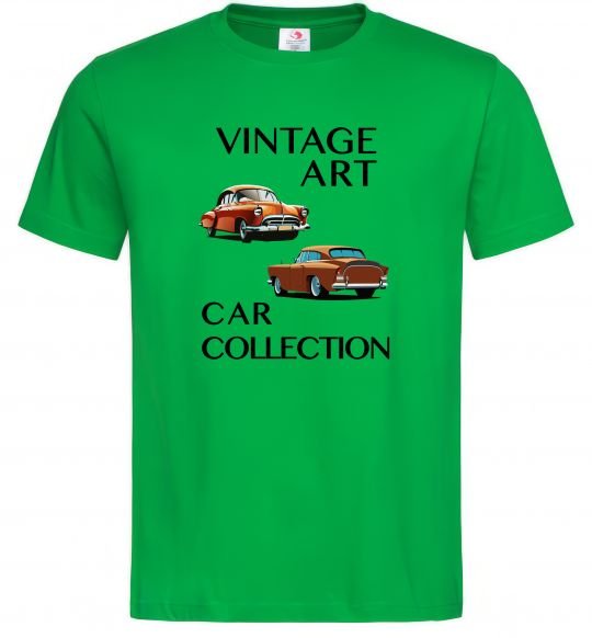 Чоловіча футболка Vintage Art Car Collection Зелений фото