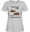 Женская футболка Vintage Art Car Collection Серый фото