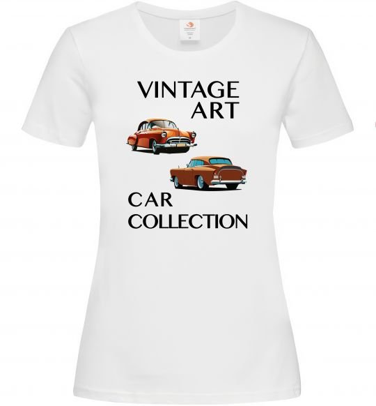 Женская футболка Vintage Art Car Collection Белый фото