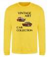 Світшот Vintage Art Car Collection Сонячно жовтий фото