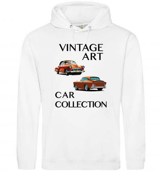 Жіноча толстовка (худі) Vintage Art Car Collection Білий фото