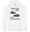 Жіноча толстовка (худі) Vintage Art Car Collection Білий фото