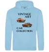 Жіноча толстовка (худі) Vintage Art Car Collection Блакитний фото