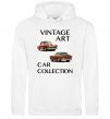 Мужская толстовка (худи) Vintage Art Car Collection Белый фото