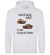 Чоловіча толстовка (худі) Vintage Art Car Collection Сірий меланж фото