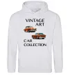 Чоловіча толстовка (худі) Vintage Art Car Collection Сірий меланж Чоловіча толстовка (худі) Vintage Art Car Collection Сірий меланж фото