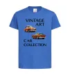 Детская футболка Vintage Art Car Collection Ярко-синий фото