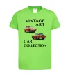 Детская футболка Vintage Art Car Collection Лаймовый фото