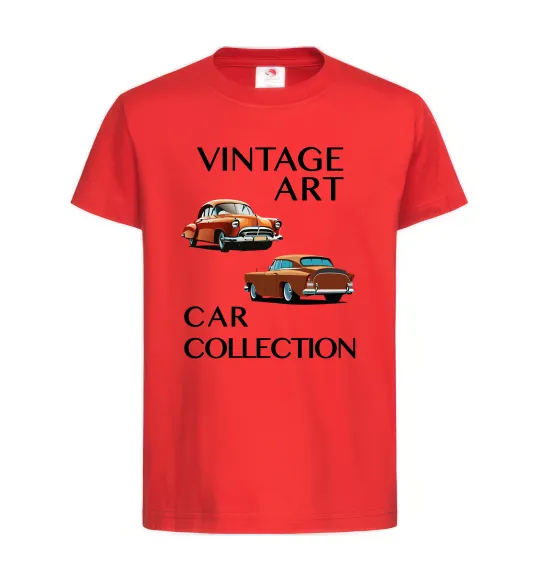 Детская футболка Vintage Art Car Collection Красный фото