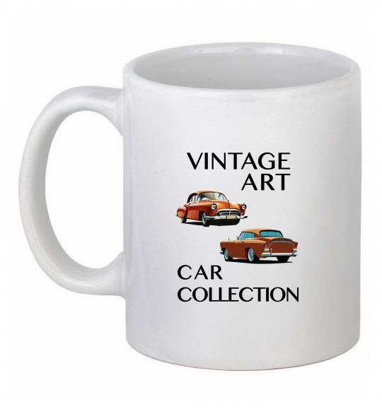 Чашка керамическая Vintage Art Car Collection Белый фото