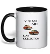 Чашка с цветной ручкой Vintage Art Car Collection Черный Чашка с цветной ручкой Vintage Art Car Collection Черный фото