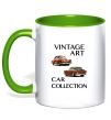 Чашка с цветной ручкой Vintage Art Car Collection Зеленый фото