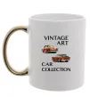 Чашка с цветной ручкой Vintage Art Car Collection Золото Чашка с цветной ручкой Vintage Art Car Collection Золото фото
