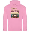 Женская толстовка (худи) Retro Music Розовый фото