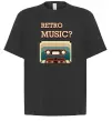 Футболка Оверсайз Retro Music Чорний фото