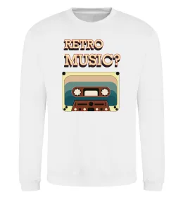 Свитшот Retro Music Белый фото