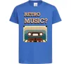 Дитяча футболка Retro Music Яскраво-синій Дитяча футболка Retro Music Яскраво-синій фото