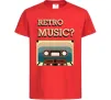 Дитяча футболка Retro Music Червоний Дитяча футболка Retro Music Червоний фото
