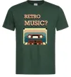 Чоловіча футболка Retro Music Темно-зелений Чоловіча футболка Retro Music Темно-зелений фото
