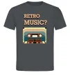 Чоловіча футболка Retro Music Графіт Чоловіча футболка Retro Music Графіт фото