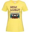Женская футболка Retro Music Лимонный Женская футболка Retro Music Лимонный фото