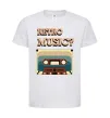 Дитяча футболка Retro Music Білий фото